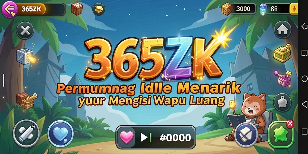 Tampilan gameplay 365ZK dengan elemen Idle yang menarik.