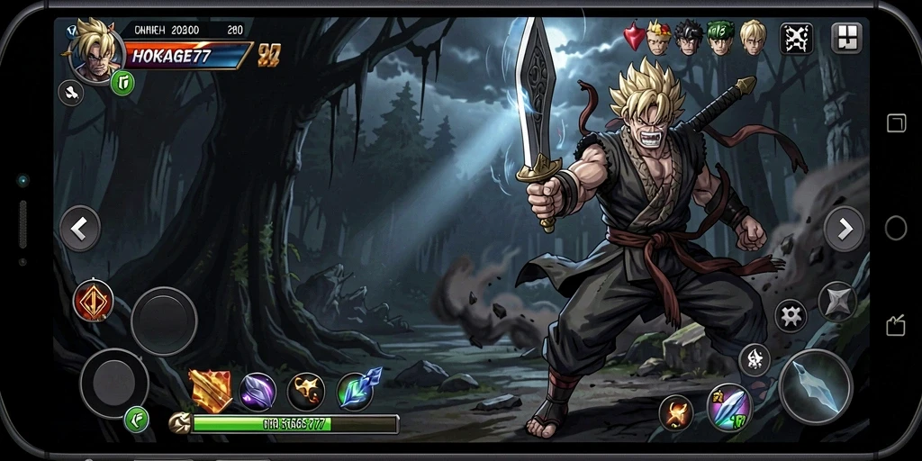 Tampilan mengerikan dari gameplay HOKAGE77 yang membawa ketakutan.