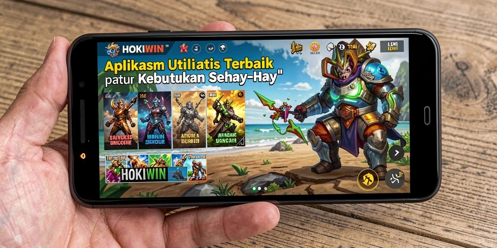 Tampilan antarmuka HOKIWIN yang sederhana dan fungsional.