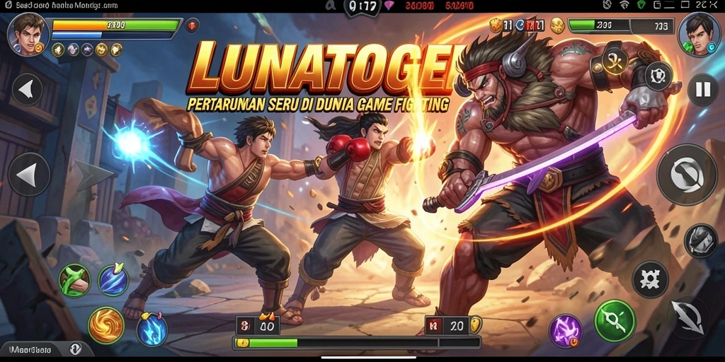 Gameplay seru dan penuh aksi di LUNATOGEL