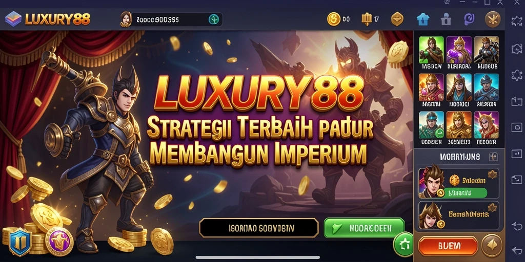 Tampilan gameplay LUXURY88 yang seru dan mendebarkan.