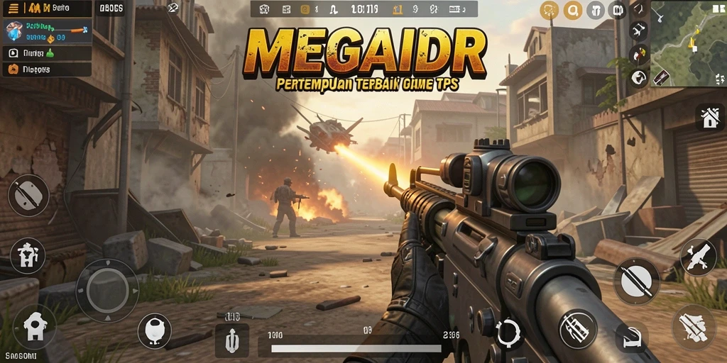 Gameplay seru dan intens dalam MEGAIDR yang menantang.