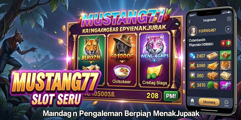 Screenshot gameplay MUSTANG77 menampilkan aksi seru slot yang mengasyikkan.