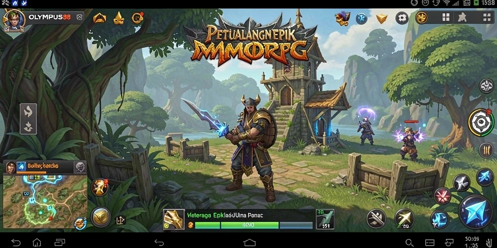 Tampilan gameplay OLYMPUS88 dengan aksi seru dan petualangan menantang.
