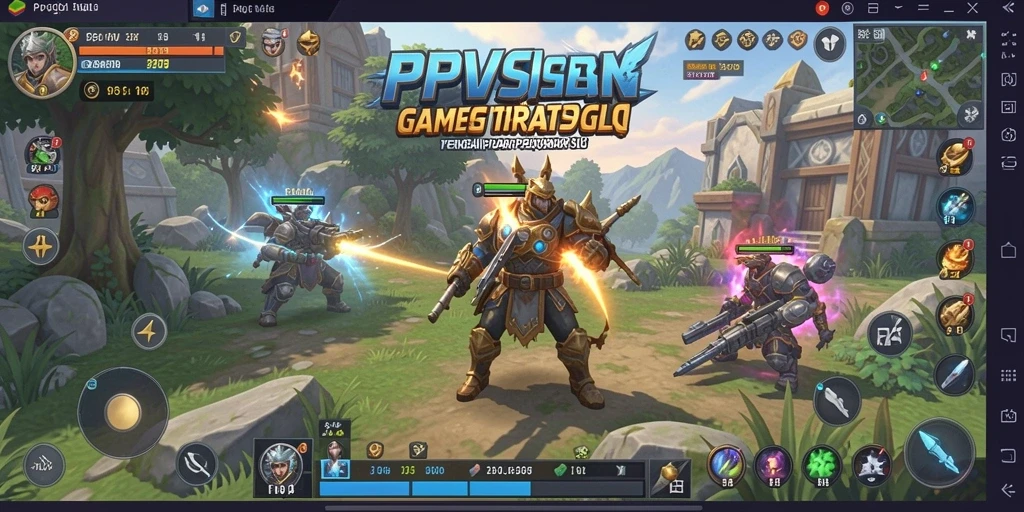 Screenshot menampilkan pertempuran seru dalam PPV99 dengan strategi SLG yang mendalam.